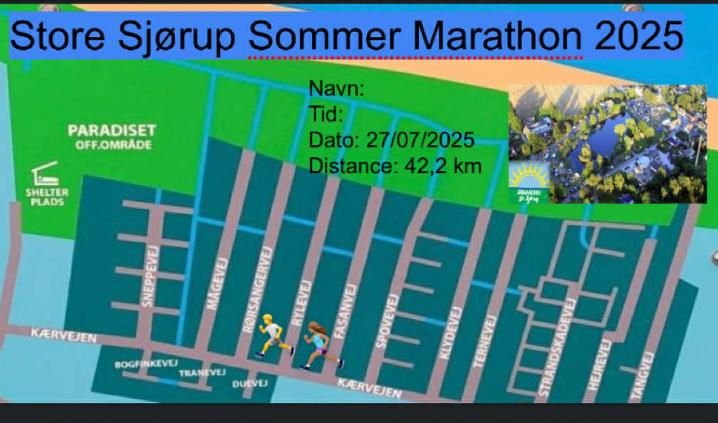 Store Sjørup sommer marathon 2025 UDSOLGT